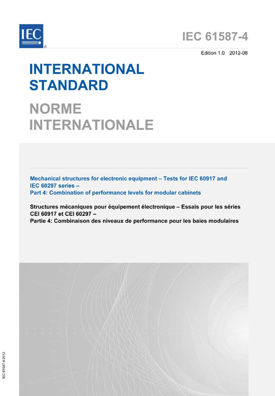 Cover IEC 61587-4:2012